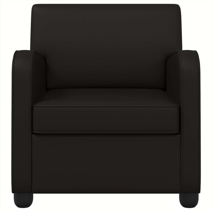 vidaXL - Fauteuil - Zwart - Kunstleer