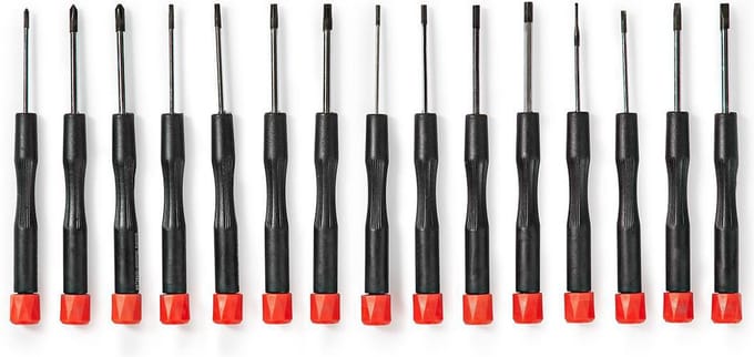 Nedis Precisieschroevendraaierset - 3x PH / 4x Flat / 4x Hex / 4x Tx
