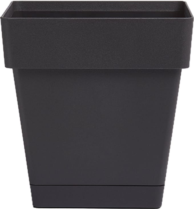Elezza cSmart Bloempot L17 x B17 x H17 cm - Antraciet