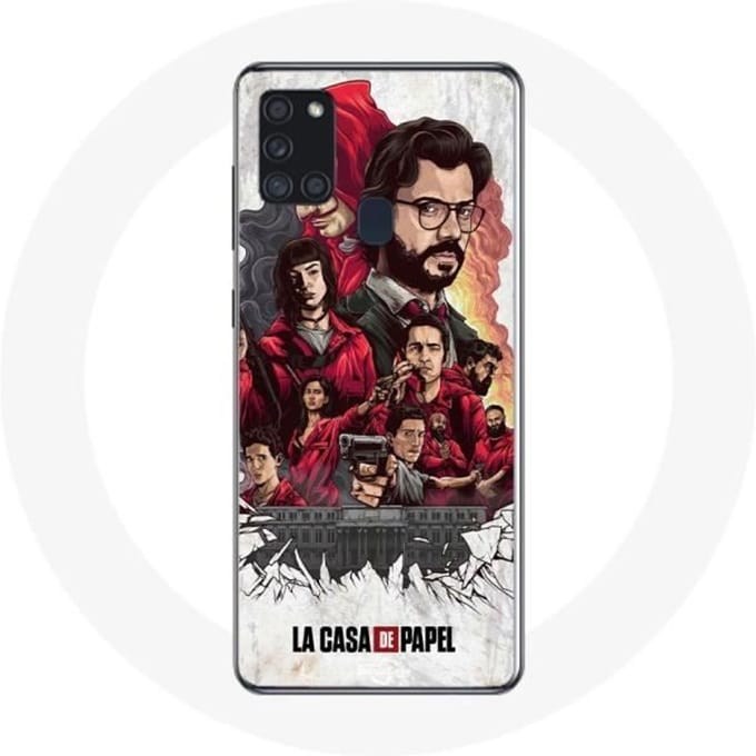 Samsung Galaxy A21S hoesje La Casa De Papel posterart