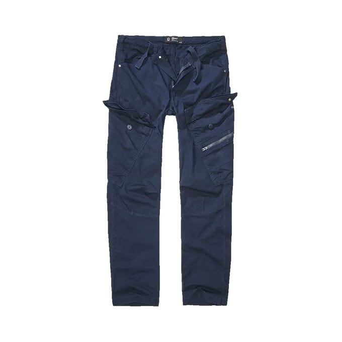 Brandit - Adven Slim Fit Cargobroek - L - Donkerblauw