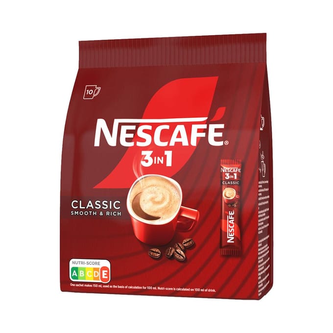 Nescafé 3in1 Classic Instant koffiedrank 165 g (10 x 16,5 g)