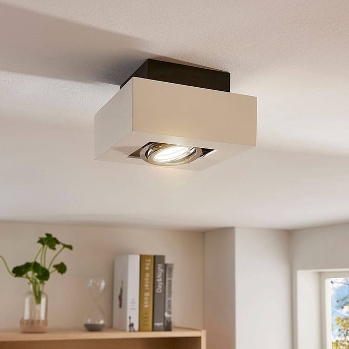 Arcchio - buitenspot - 1licht - Aluminium - H: 8.5 cm - GU10 - wit