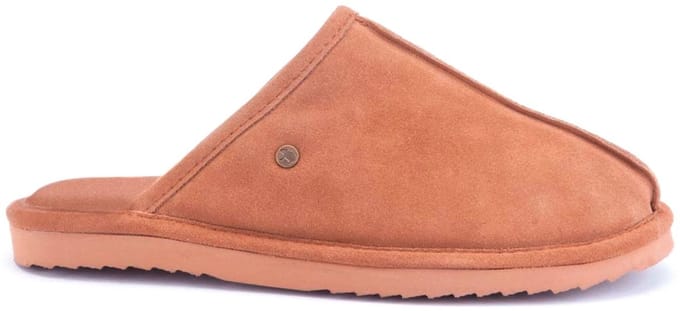 Warmbat Barron Heren Sloffen - Cognac - Maat 41