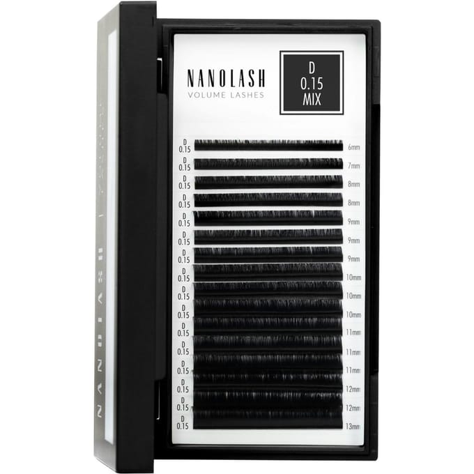 Nanolash Volume Lashes 0.15 D 6-13 mm 1 st