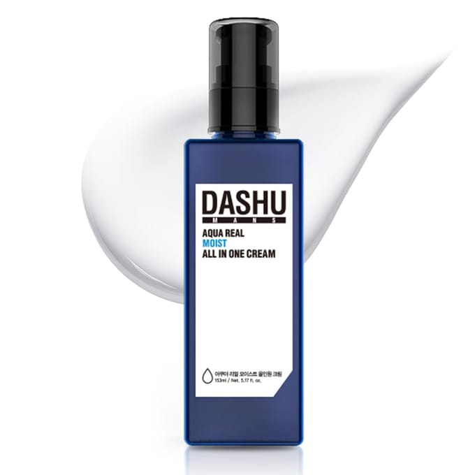 Dashu, Heren, Aqua Real Moist All-in-One Crème, 153 ml (5,17 fl oz) black