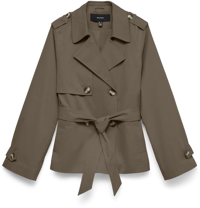 VERO MODA - VMNOA SHORT TRENCHCOAT EXC - Dames - Gewatteerde jassen