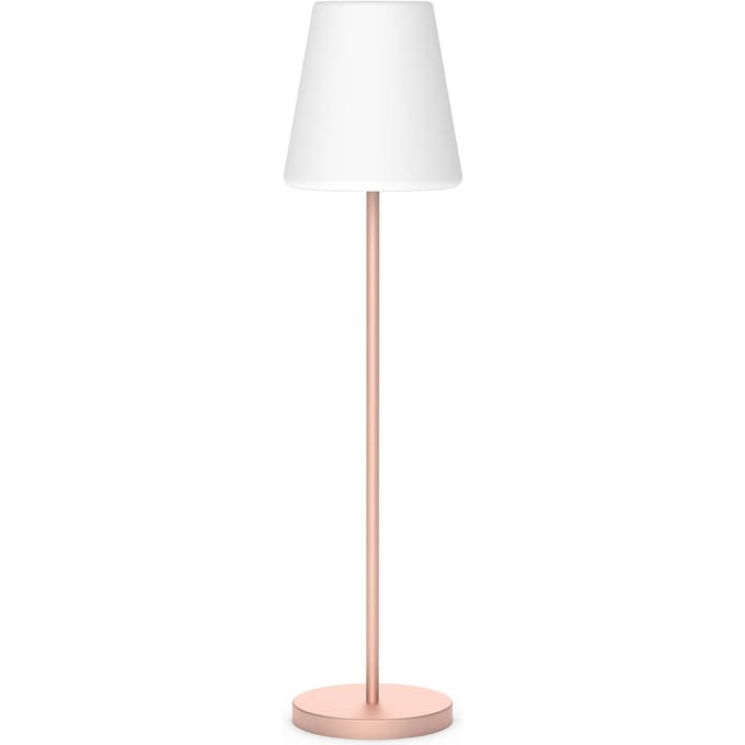 Newgarden Lola Slim 180 zonne-energie vloerlamp, roségoud