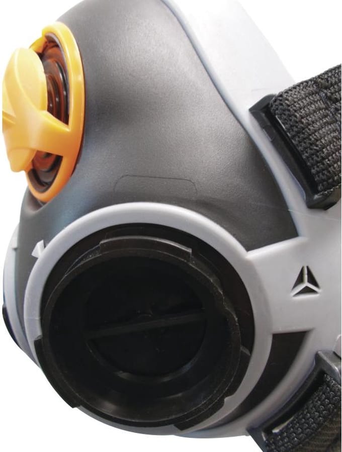 M6400E JUPITER HALFGELAATSMASKER UIT PP - BUITENLAAG UITTHERMOPLASTISCH ELASTOMEER