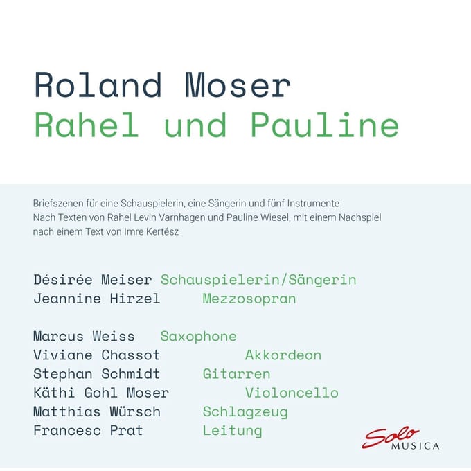 Various Artists - Moser: Rahel And Pauline (CD)