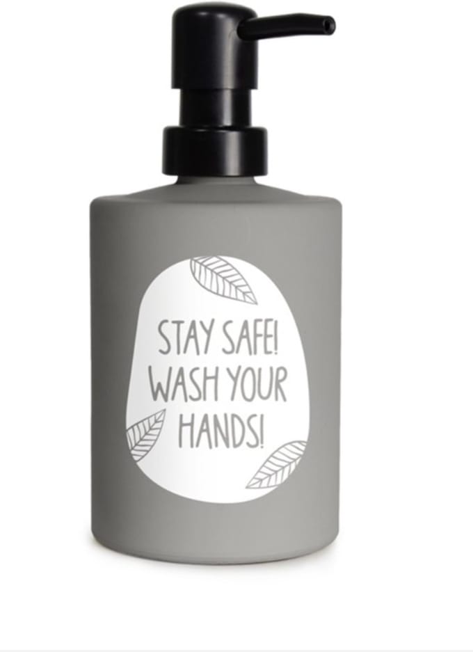 Handzeep Dispenser-Stay safe-cadeau-Keuken-badkamer