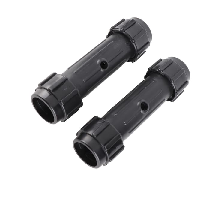 2 stuks Plastic Peddelconnector Vervangingsaccessoire voor Kajak Opblaasboot black
