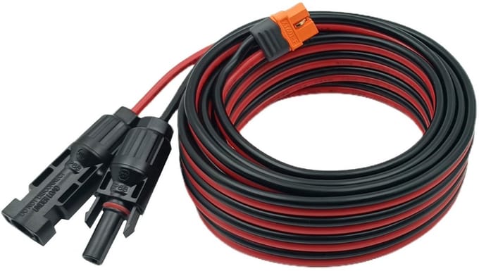 Zonnepaneel naar XT60i Kabel 5 Meter - 12AWG 4mm² Verloopstekker voor Draagbare Powerstations