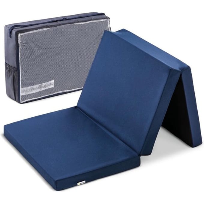 Hauck Sleeper - Matras voor campingbedje - 120 x 60 cm - Navy