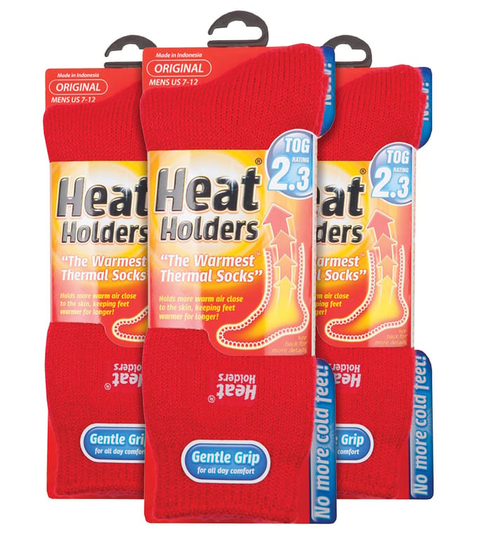 HEAT HOLDERS - 3-Pack Multipack Heren Geïsoleerde Thermosokken voor de Winter