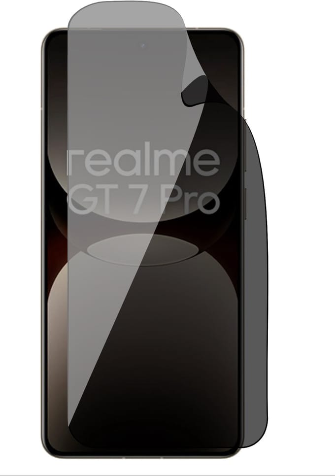 Privacy Screenprotector geschikt voor Realme GT 7 Pro - 1x FlexGuard Screen Protector