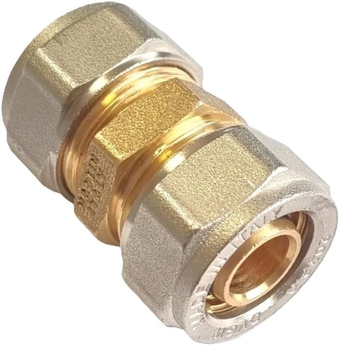16-delige Schroefkoppeling voor Aluminium Composiet Buizen - 16x2 mm, DVGW Gecertificeerd