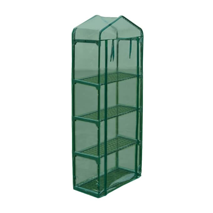 vidaXL - Tuinkas - met - 4 - schappen