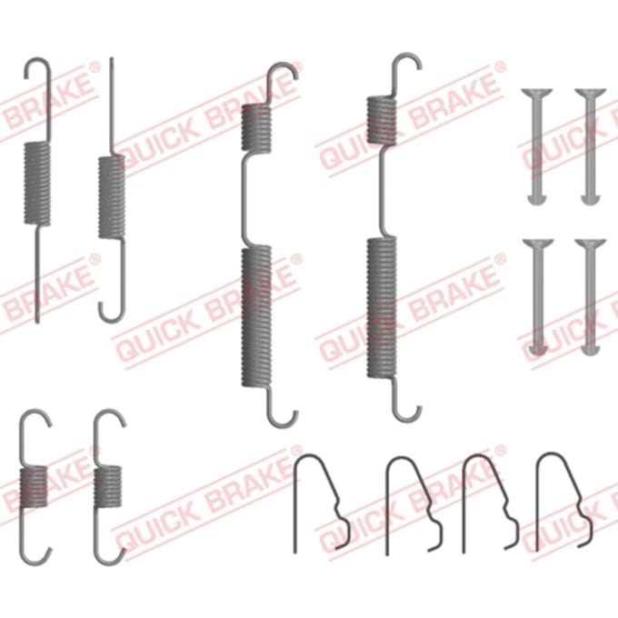 Toebehorenset, remschoenen QUICK BRAKE 105-0054