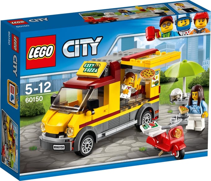 LEGO City Pizza bestelwagen 60150