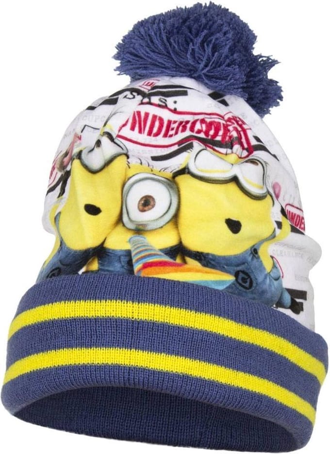 Minion undercover muts maat 54 blauw