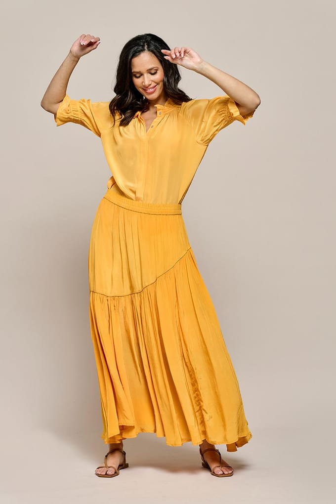 Tara Blouse Warmgeel
