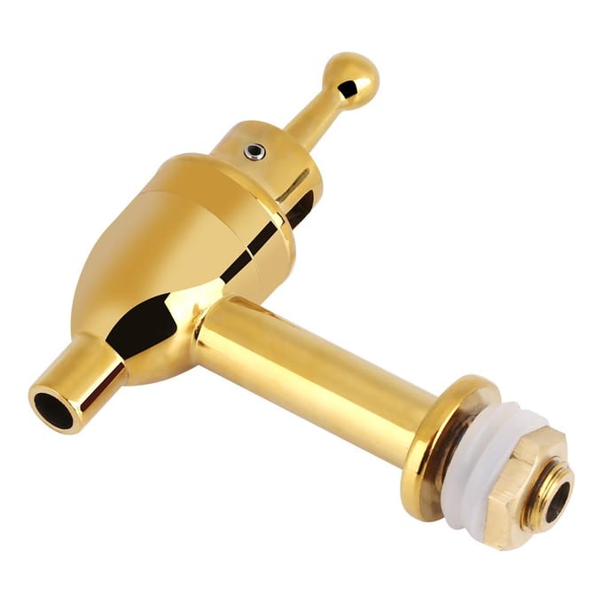 Robinet en cuivre Robinet Tonneau à vin Bière Boisson Distributeur de boisson Bec verseur de rechange Doré(1,2cm) beige