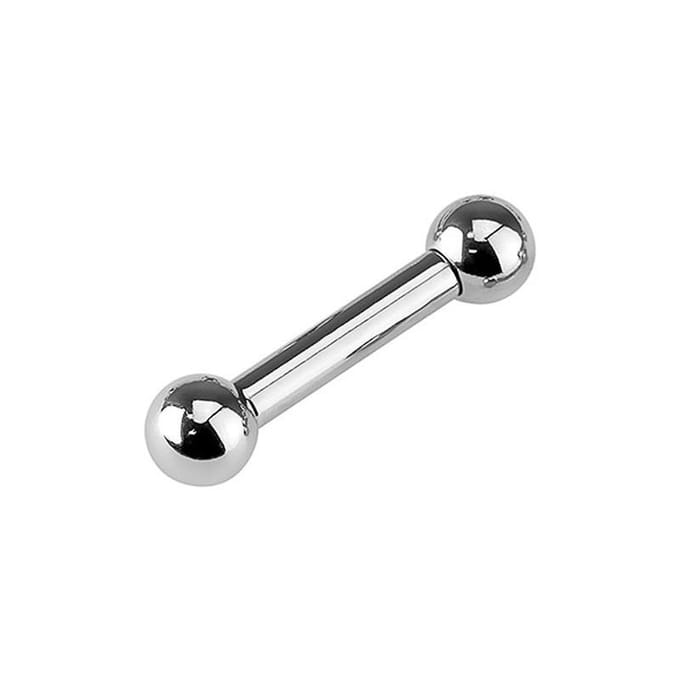 Piercing chirurgisch staal basis extern schroefdraad 2x16x6 - zilver - LMPiercings