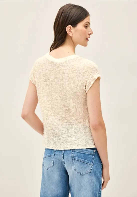 Gestructureerde blouse