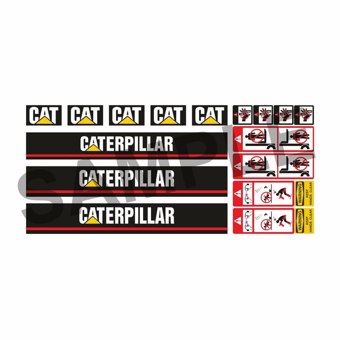 Heftruck Stickerset - per stuk