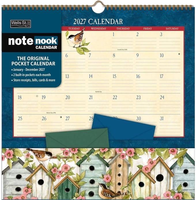 Heart and Home Pocket Note Nook Kalender 2027