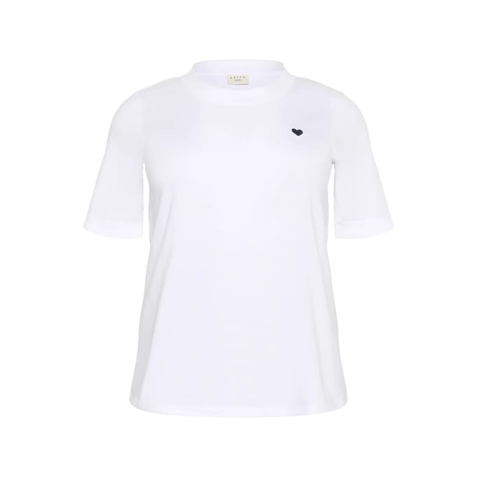 T-shirt dames KAFFE Curve Kcart