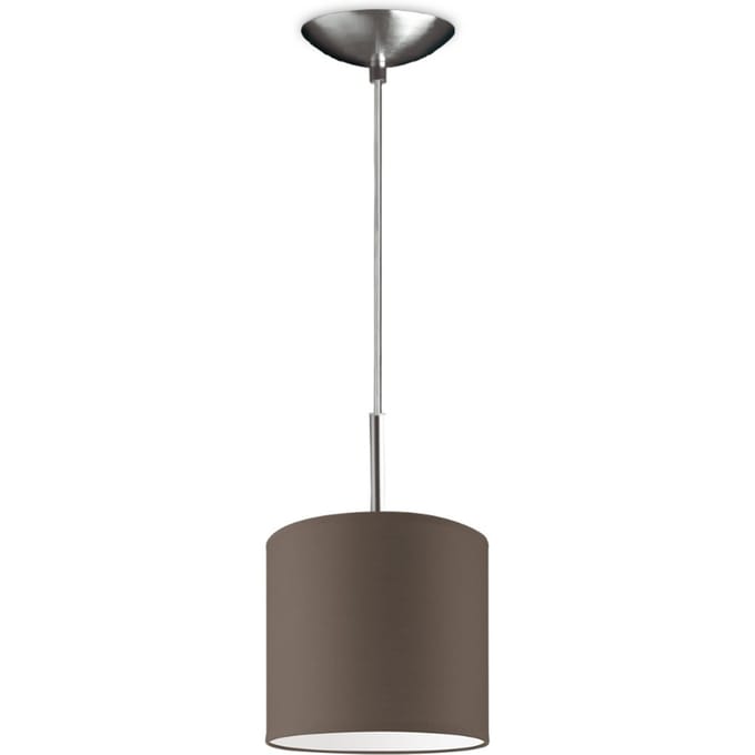 hanglamp tube deluxe bling Ø 16 cm - taupe