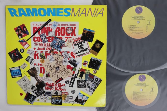 LP Plaat RAMONES Ramones Mania 125709 SIRE 1988 VS Rock Gebruikt
