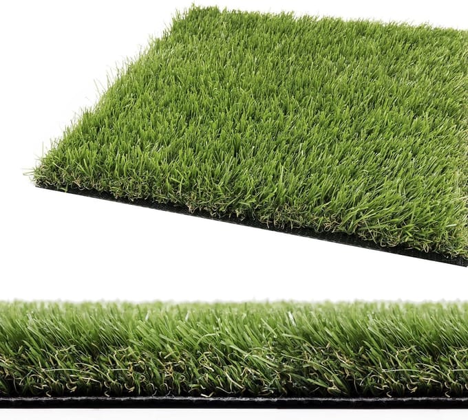 Kunstgras Gazon - Dicht Kunstgazon - Balkon Terras Tuin - Natuurlijk Kleurverloop - 1 x 3 Meter - Groen