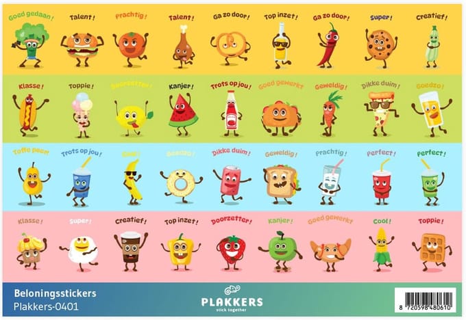 Beloningsstickers 36 stuks - Smiley Stickers - Zindelijkheid stickers