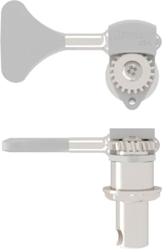 Hipshot HS0655KCT HB6 1/2 licensed Ultralite bass tuning machine, chrome, Y key, treble side