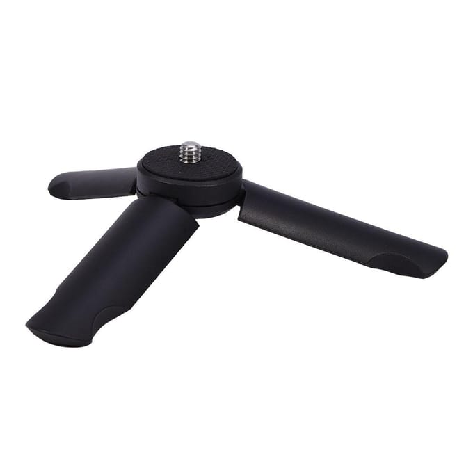 1 stuks Nieuw Draagbaar Mini Statief Standaard Houder voor Selfiesticks Smartphone Camera Zwart black