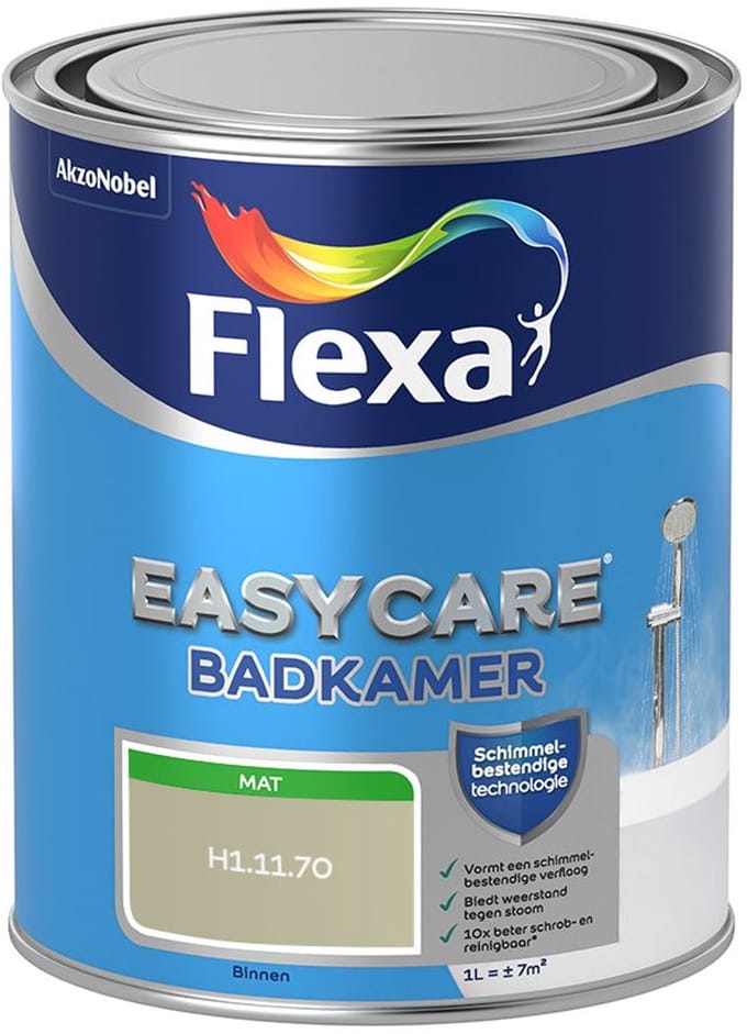 Flexa - Easycare Badkamer - H1.11.70 - Mengverf - 1 L