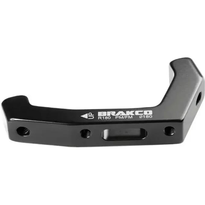 Schijfremadapter achteraan met remklauw op frame Brakco Post-Mount Flat Mount