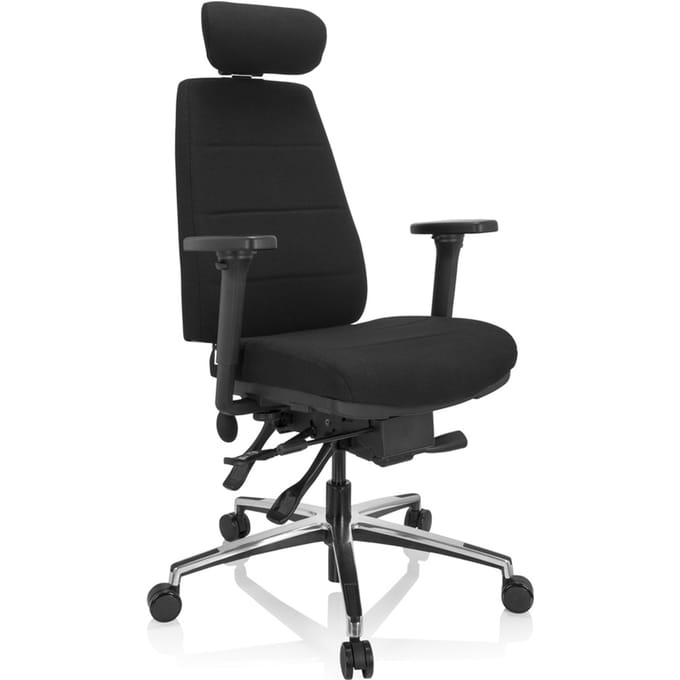 Bureaustoel PHOENIX PRO I Stof zwart hjh OFFICE
