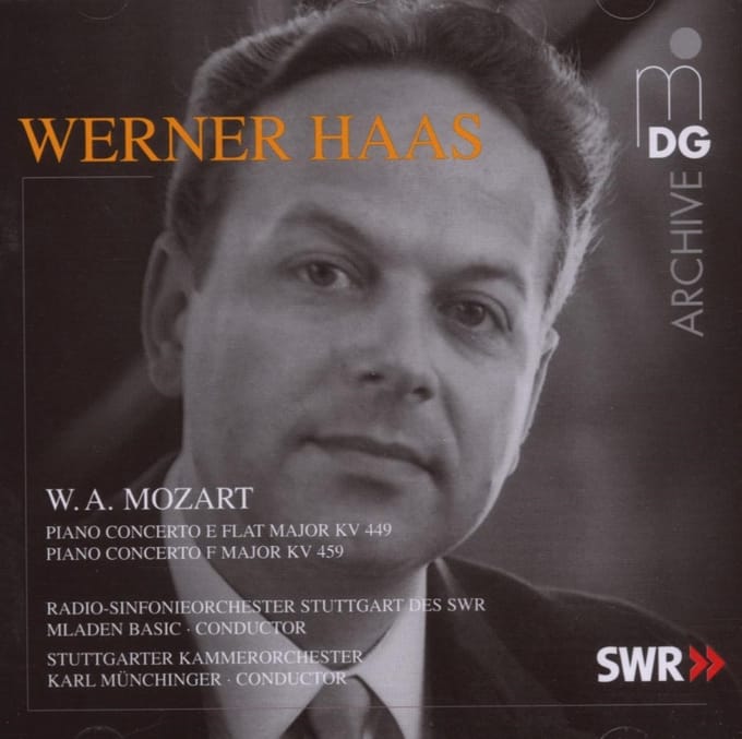 Werner Haas, Radio-Sinfonieorchester Stuttgart De SWR, Mladen Basic - Mozart: Klavierkonzert Kv 449 & 459 (CD)