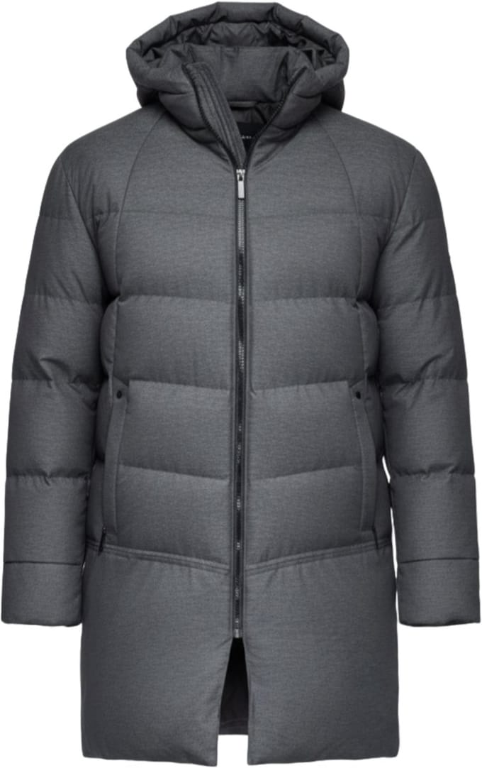 OMBRE Jas - Polyamide - Rits - Effen Grijs S