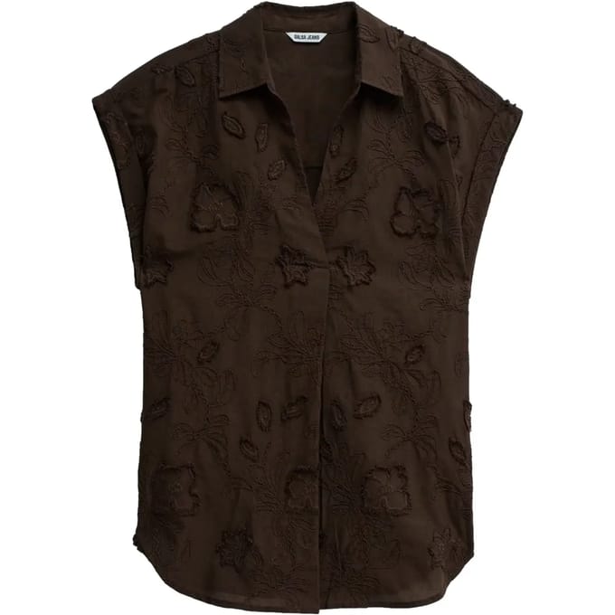 Vrouwenblouse Salsa Jeans with embroidery