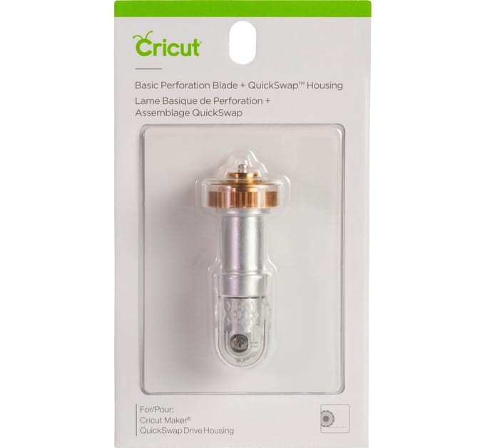 Cricut werktuig "Quickswap Tool - Perforation Blade Tip", perforatie tip - met mesbehuizing/houder