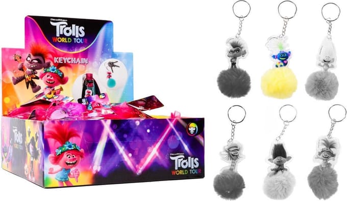 Disney Trolls 2 Sleutelhanger - Geel