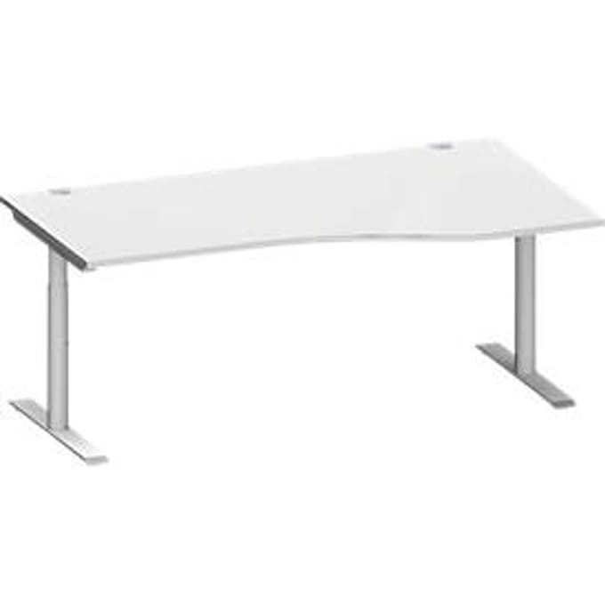 Schäfer Shop Genius bureau MODENA FLEX, aanbouw rechts, breedte 1800 mm, lichtgrijs