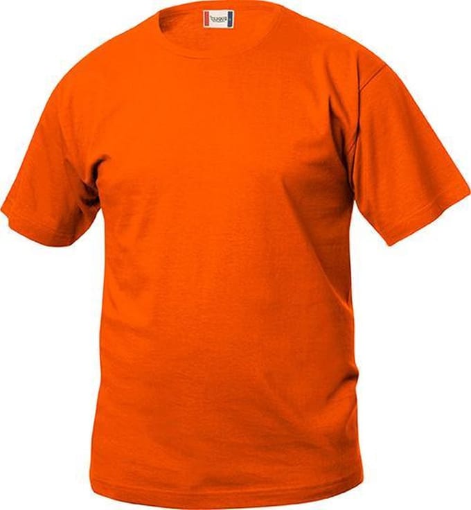 Clique Basic-T Junior 029032 - Diep-oranje - 130-140