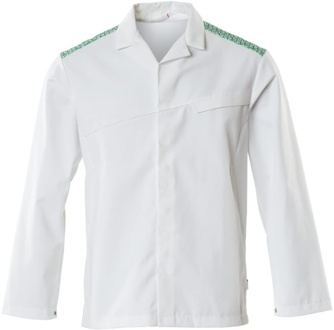 Mascot Food & Care Jas 20254-442 - wit/helder groen - 3XL