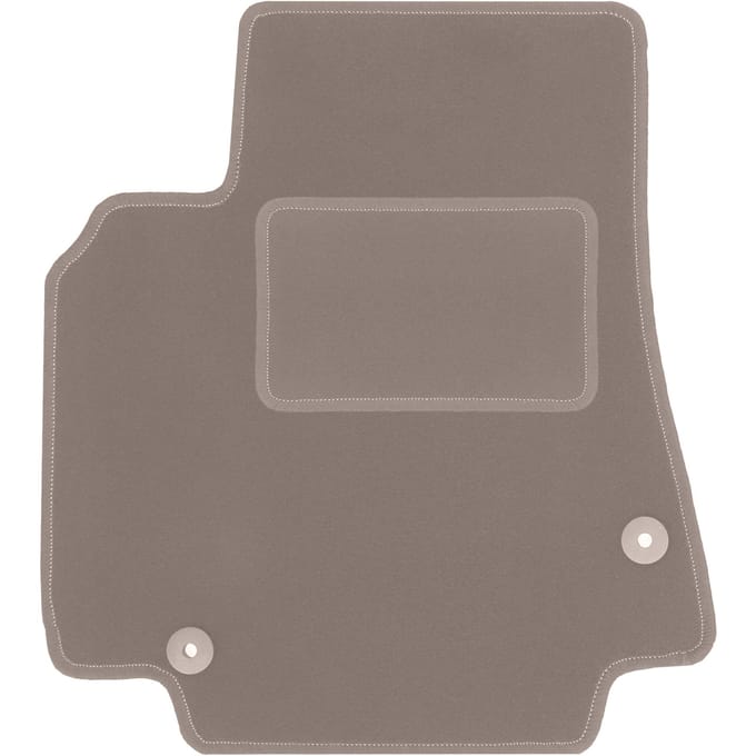 Beige bestuurdersmat voor: Citroen Berlingo II combivan, multispace, 5-zits (2008-2018)